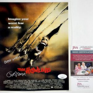 Joe Dante Signed The Howling 8x10 Mini Movie Poster Photo Autograph JSA COA