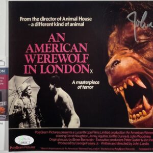 John Landis Signed An American Werewolf In London 8x10 Movie Poster C JSA COA
