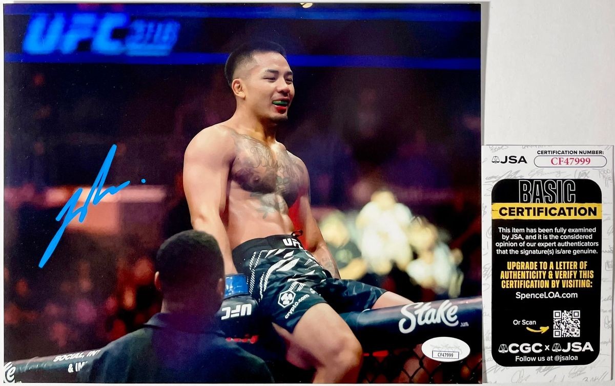 Joshua Van Signed The Fearless UFC 8x10 Photo D Authentic Autograph JSA COA