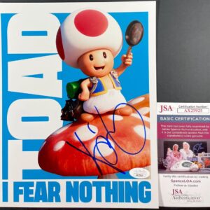 Keegan-Michael Key Signed The Super Mario Bros Movie 8x10 Photo Toad JSA COA