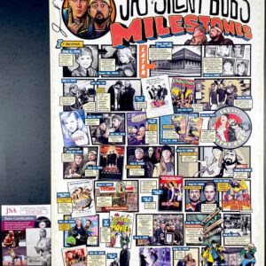 Kevin Smith & Jason Mewes Signed Jay & Silent Bob's Milestones Poster JSA COA