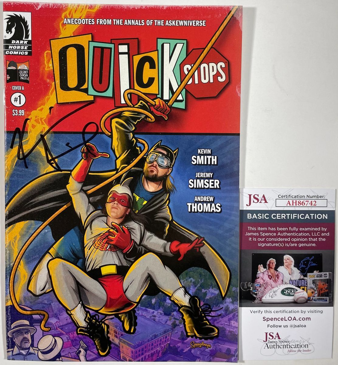 Kevin Smith Signed Quick Stops Comic Book #1 Cover A Autograph JSA COA