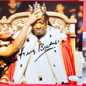 King Booker T & Queen Sharmell Signed WWE 8x10 Photo Authentic Autograph JSA COA