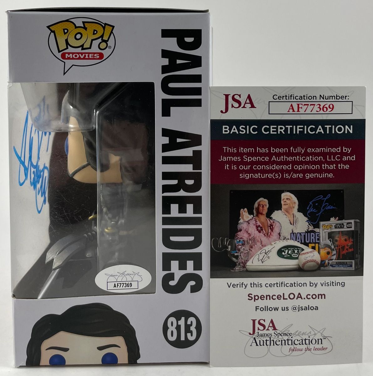 Kyle MacLachlan Signed Dune Paul Atreides Funko POP! #813 Autograph JSA COA - Image 2