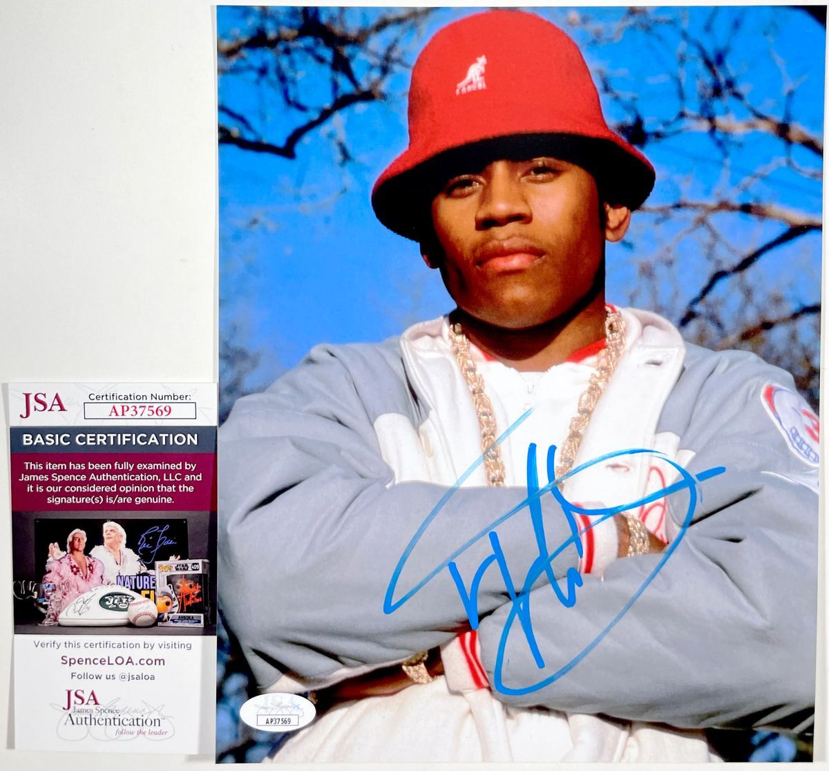 LL Cool J Signed 8x10 Photo G Autograph Hip Hop Rap Artist JSA COA