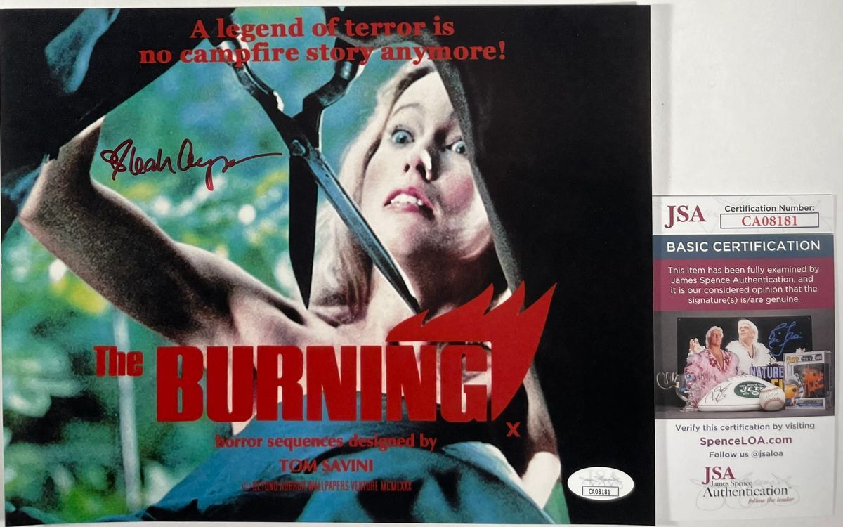 Leah Ayres Signed The Burning 8x10 Photo C Autograph Michelle JSA COA