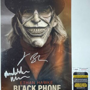 Madeleine McGraw Jason Blum Signed The Black Phone 11x17 Movie Poster JSA COA