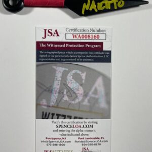 Maile Flanagan Signed Naruto Shippuden 5" Kunai Knife C Autograph JSA COA