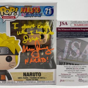 Maile Flanagan Signed Naruto Shippuden Funko POP #71 B Autograph JSA COA