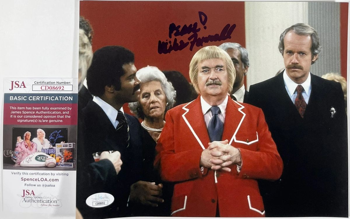 Mike Farrell Signed Good Evening, Captain 8x10 Photo Authentic Autograph JSA COA