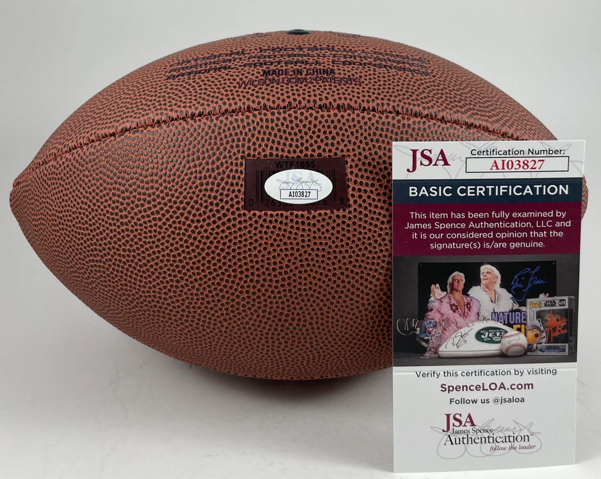 NFL Matthew Judon New England Patriots Signed Wilson Official Football JSA COA - Image 2
