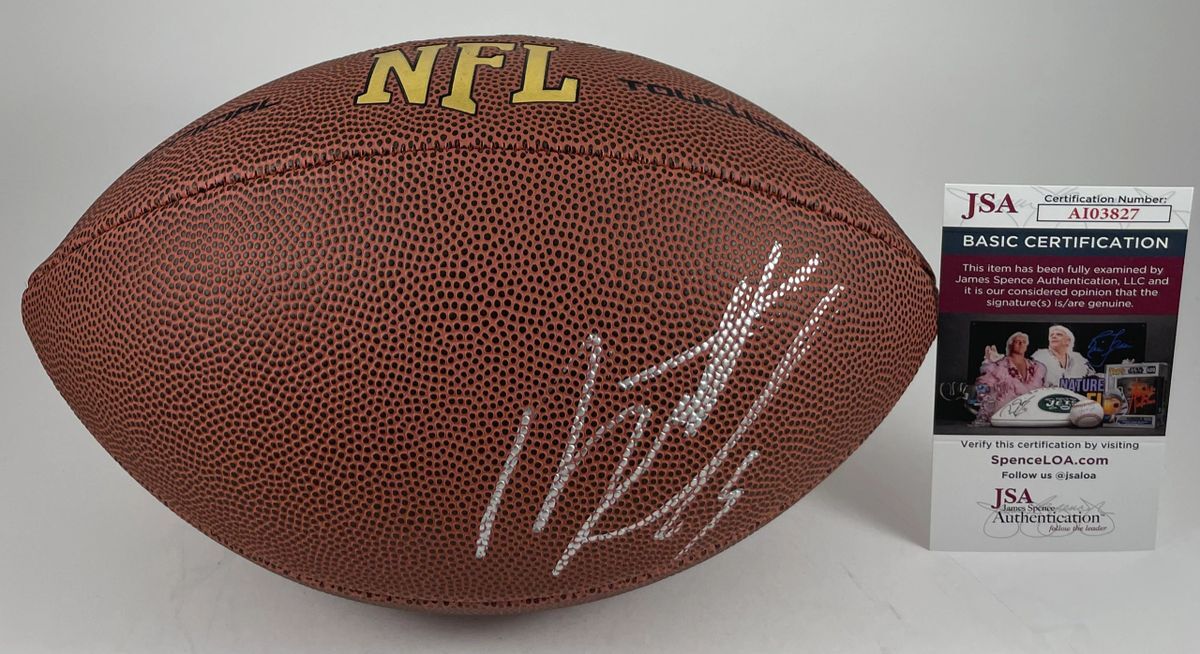 NFL Matthew Judon New England Patriots Signed Wilson Official Football JSA COA
