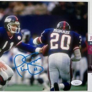 NFL Phil Simms New York Giants Super Bowl XXI MVP Signed 8x10 Photo P JSA COA