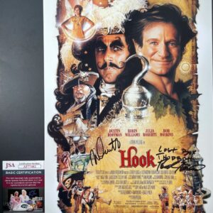 Nick Castle & Raushan Hammond Signed Hook 11x17 Movie Poster B Autograph JSA COA