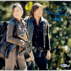 Norman Reedus Signed The Walking Dead Daryl Dixon 11x14 Photo Autograph BAS COA