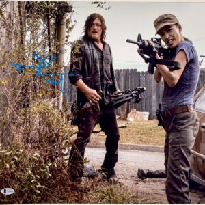 Norman Reedus Signed The Walking Dead Daryl Dixon 16x20 Photo Autograph BAS COA