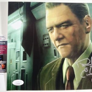 Paul Eiding Signed Metal Gear Solid Roy Campbell 8x10 Photo Autograph JSA COA