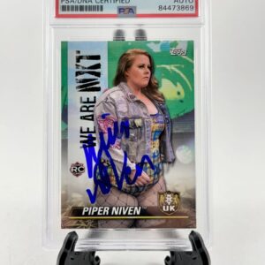 Piper Niven Signed 2021 Topps WWE We Are NXT Card Autograph PSA DNA Slabbed