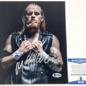 Ring Of Honor ROH Wrestling Mark Haskins Autographed 8X10 Photo Signed BAS COA