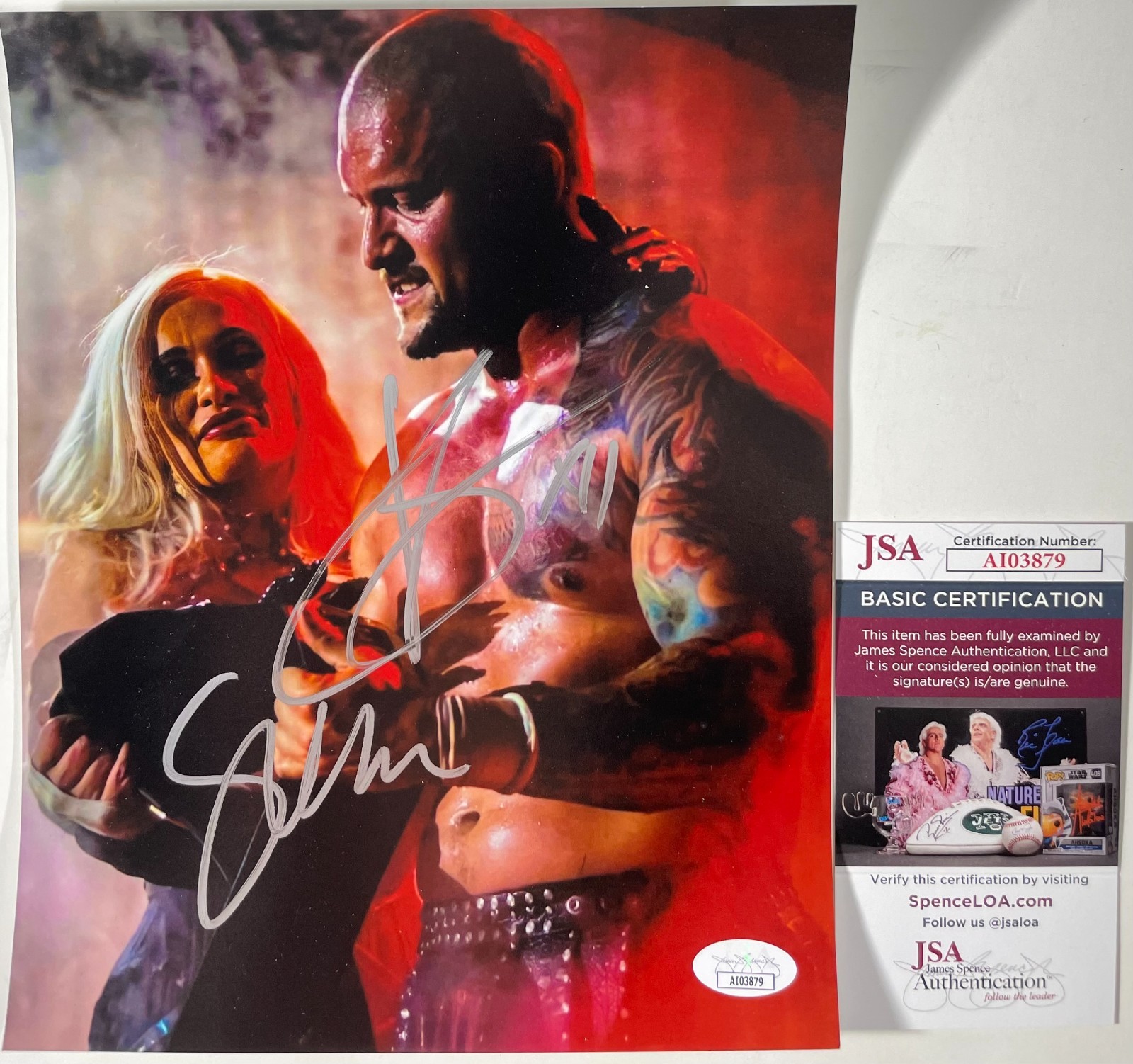 Scarlett Bordeaux & Karrion Kross Signed WWE NXT 8x10 Photo Autograph JSA COA