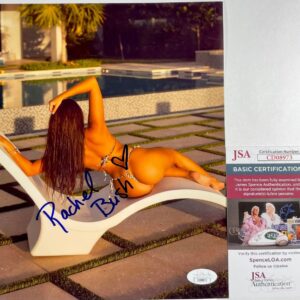 Sexy Model Rachel Bush Signed 8x10 Photo F Authentic Autograph FAU JSA COA