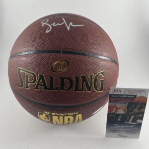 Steve Nash Signed Spalding NBA Basketball Autograph Phoenix Suns Nets JSA COA