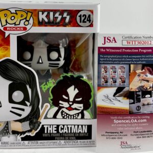 Tone Rodriguez Signed Kiss The Catman Funko POP! Autograph & Sketch JSA COA