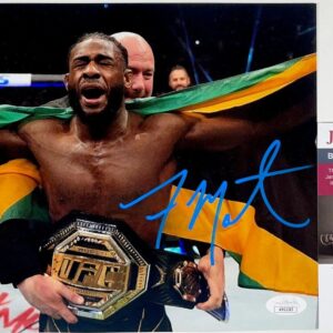 UFC Aljamain Sterling Signed 8x10 Photo B Autograph Funk Master Aljo JSA COA