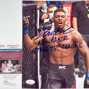 UFC New Mansa Joaquin Buckley Signed 8x10 Photo Authentic Autograph JSA COA