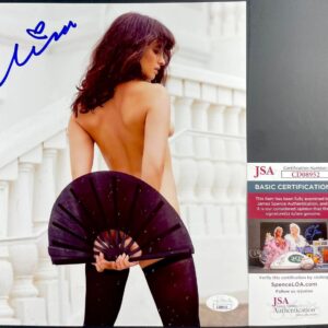 UFC Playmate Nina Marie Daniele Signed 8x10 Photo C Authentic Autograph JSA COA