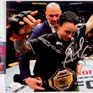UFC Raquel Rocky Pennington Signed 8x10 Photo B Autograph MMA JSA COA