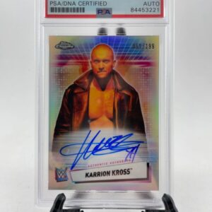 WWE 2021 Topps Chrome Karrion Kross Autograph Numbered Card Signed PSA DNA