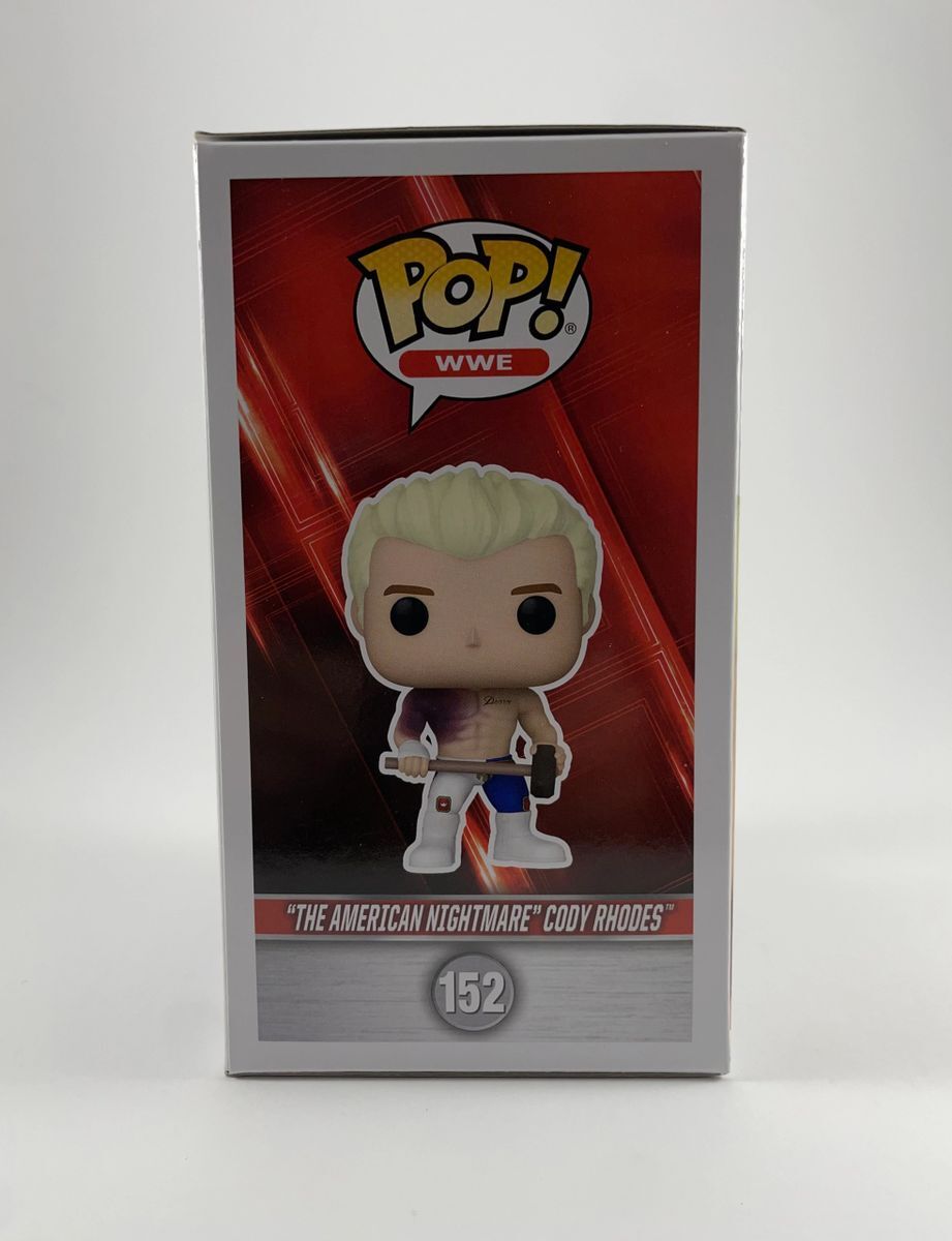 WWE American Nightmare Cody Rhodes Signed Funko POP! B Autograph JSA COA - Image 3