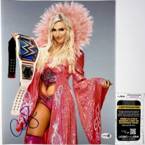 WWE Charlotte Flair Signed 11x14 Photo Authentic Autograph WrestleMania JSA COA