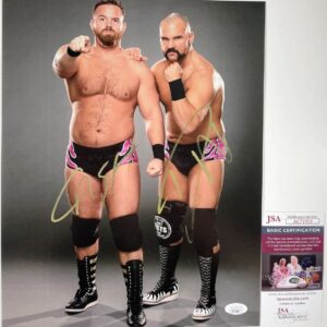 WWE Dash & Dawson Signed The Revival 11x14 Photo A Cash & Dax FTR AEW JSA COA
