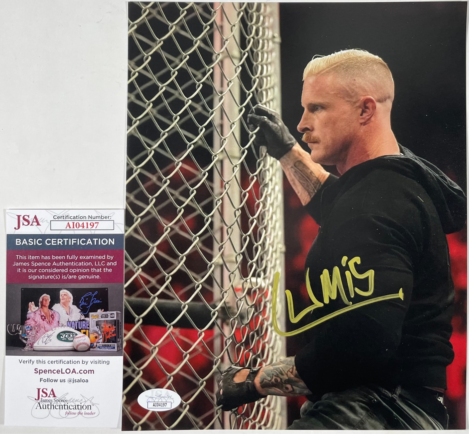 WWE Dexter Lumis Signed 8x10 Photo Authentic Autograph NXT TakeOver JSA COA