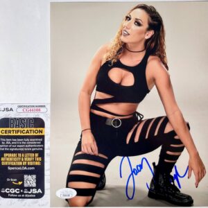 WWE Jacy Jayne Signed 8x10 Photo Authentic Autograph Fatal Influence NXT JSA COA
