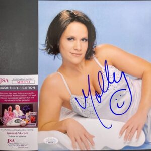 WWE Molly Holly Signed 8x10 Photo Authentic Autograph WWF WrestleMania JSA COA