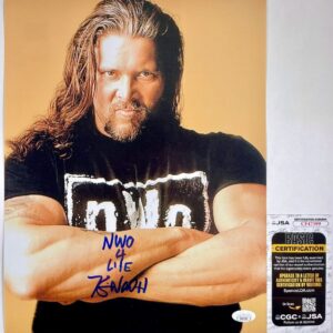 WWE NWO Big Sexy Kevin Nash Signed 11x14 Photo Authentic Autograph JSA COA