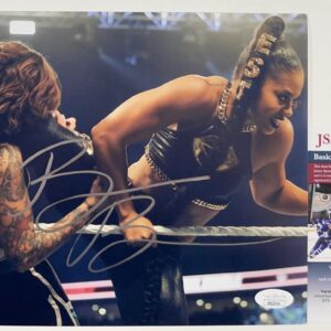 WWE NXT Bianca Belair Autographed 8x10 Photo B Signed Wrestlemania JSA COA