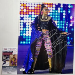 WWE NXT Bianca Belair Signed 11x14 Photo D Autograph WrestleMania JSA COA