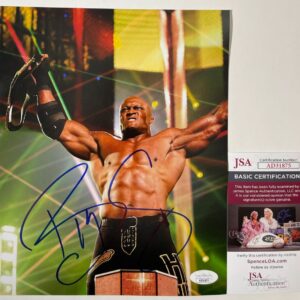 WWE NXT Bobby Lashley Signed 8x10 Photo C Autograph Wrestlemania JSA COA