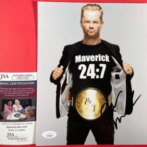 WWE NXT Drake Maverick Signed 8x10 Photo B Autograph WrestleMania JSA COA