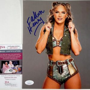 WWE NXT Fallon Henley Signed 8x10 Photo C Autograph TakeOver JSA COA
