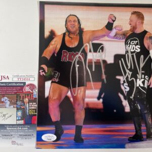 WWE NXT Heath Slater & Rhyno Signed 8x10 Photo C Autograph TNA IMPACT JSA COA
