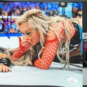 WWE NXT Liv Morgan Signed 8x10 Photo BX Autograph WrestleMania JSA COA