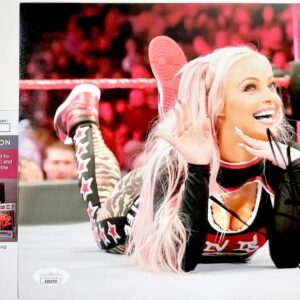 WWE NXT Liv Morgan Signed 8x10 Photo D Autograph WrestleMania JSA COA
