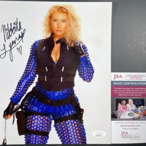 WWE NXT Nikkita Lyons Signed 8x10 Photo C Autograph TakeOver JSA COA