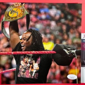 WWE NXT Reggie Signed 8x10 Photo A Autograph Reginald WrestleMania JSA COA