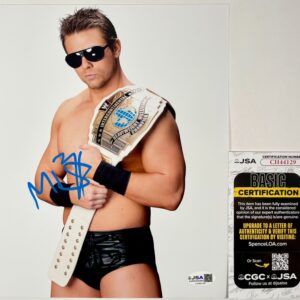 WWE NXT The Miz Signed 8x10 Photo Authentic Autograph WrestleMania MTV JSA COA